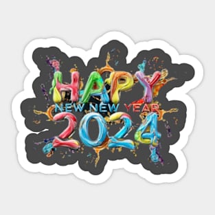 Happy new years happ Sticker